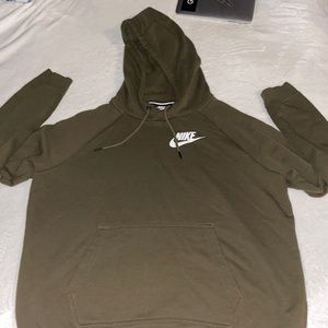 Nike sweatshirt dark green